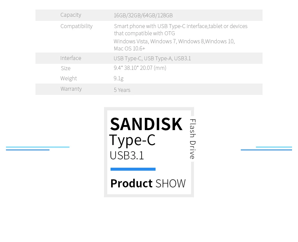 Двойной Флеш-накопитель SanDisk Extreme высокое Скорость 150 МБ/с. Тип-C 32 Гб оперативной памяти, 16 Гб встроенной памяти, SDDDC2 USB 3,1 двойной Интерфейс OTG USB флешки 128 Гб 64 ГБ USB флэш-накопитель