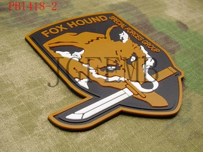 MGS FOXHOUND группа специального назначения 3D ПВХ патч