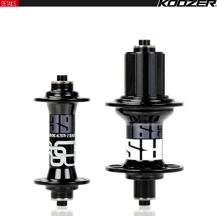 black and white Koozer RS390 концентратор дорожный велосипед 100/130 мм велосипедные ступицы 20/подшипник задней ступицы 24 Отверстия Аксессуары для велосипеда 2 цвета - Цвет: black and white