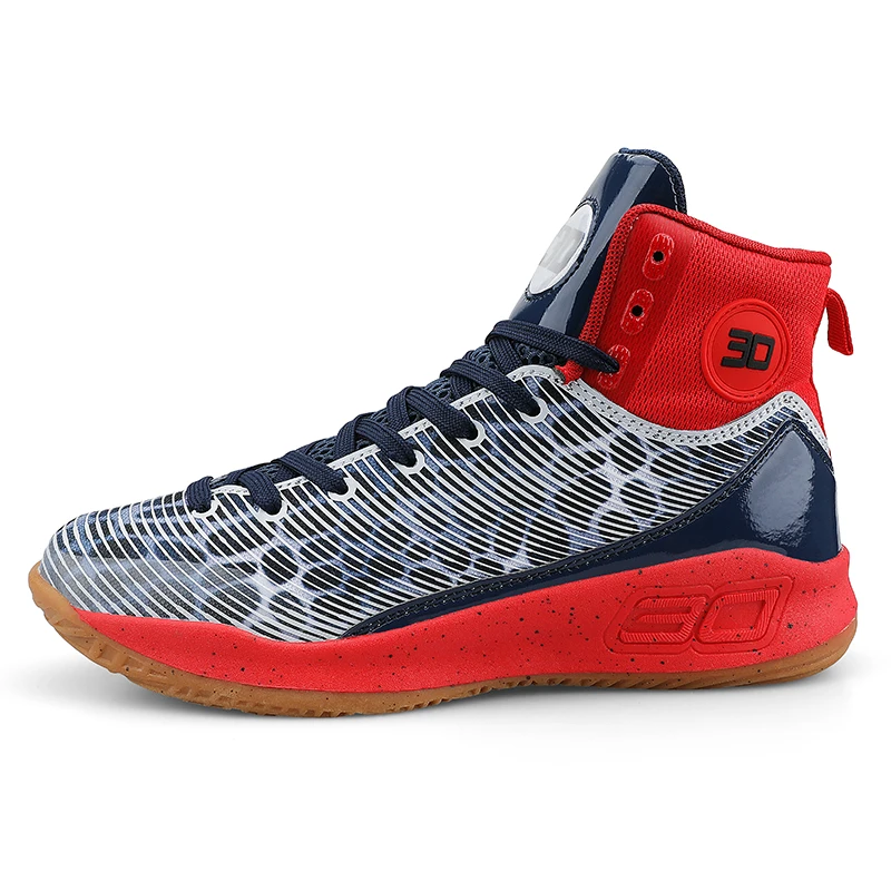 Новинка мужские баскетбольные кроссовки высокие противоударные