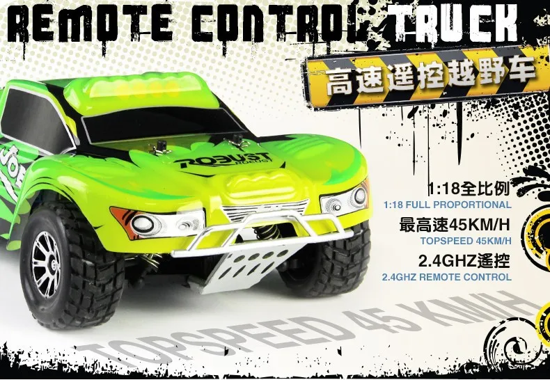WL игрушки RC автомобиль 1:18 полностью пропорциональное дистанционное управление 2.4g автомобиля 4WD внедорожных Vehice A969 высокое Скорость 45 км/ч Drift bajas РТР игрушка