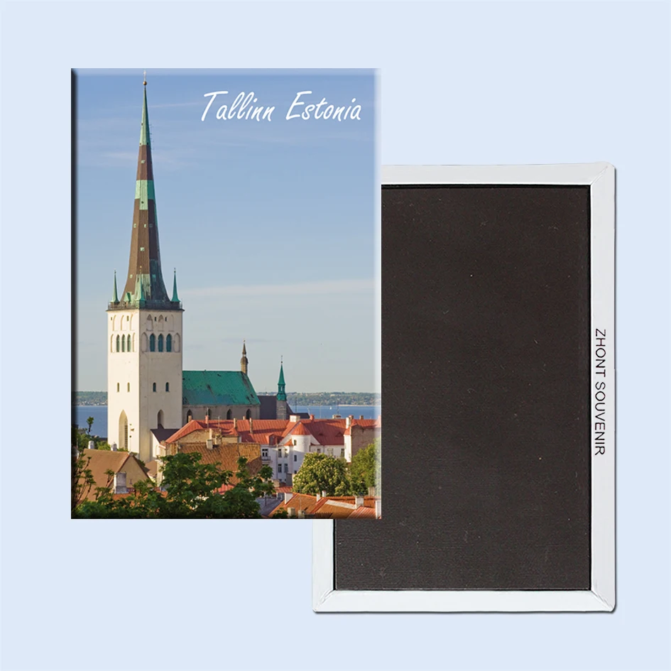 Таллин Эстония 22660 красивый пейзаж подарки для друзей магнитный холодильник