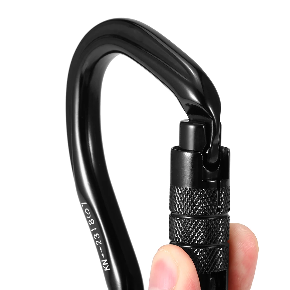 23KN Автоматическая блокировка ворот карабин d образное кольцо сверхмощный для