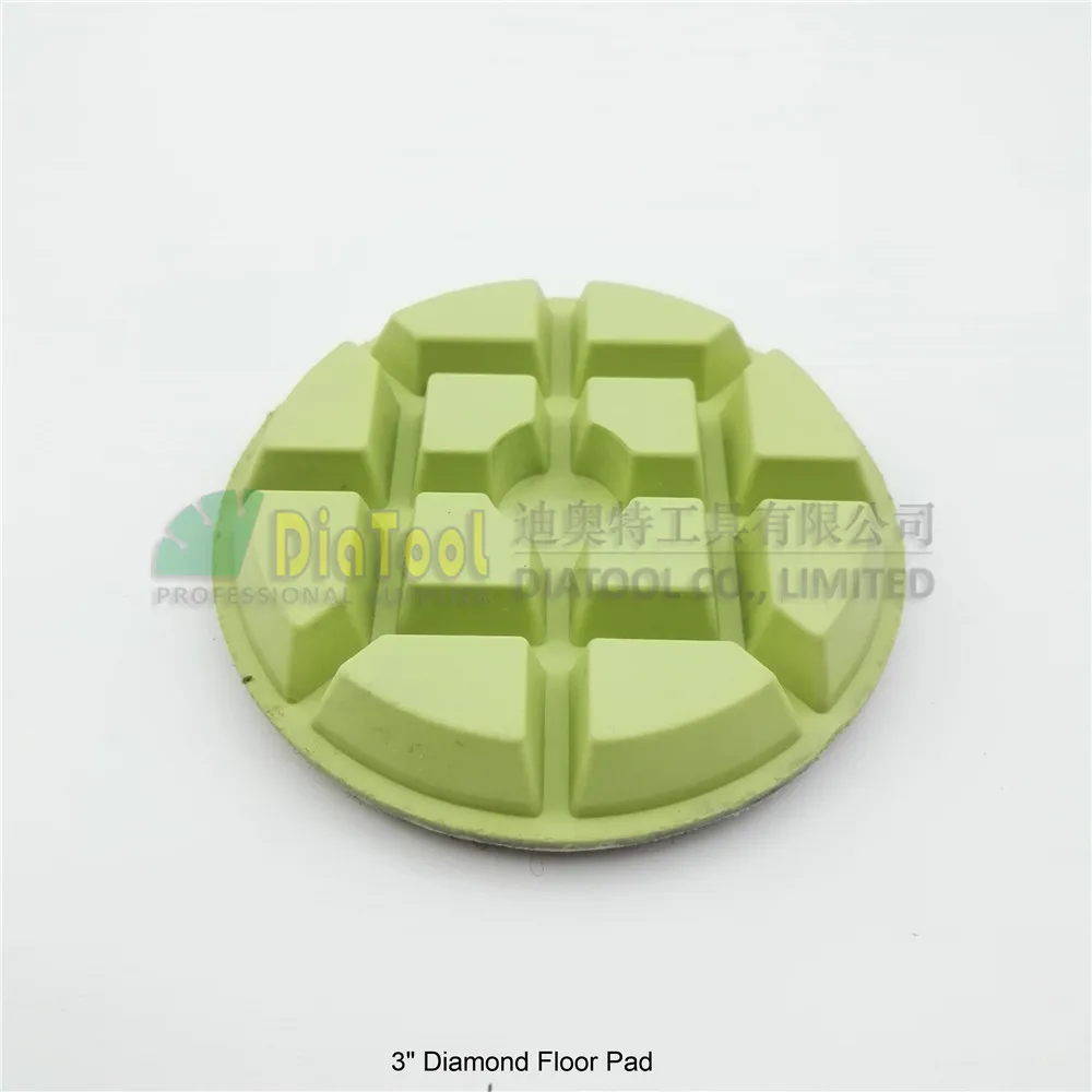 SHDIATOOL 9pcs 80mm diamond floor sanding disc #1500 SA622 3&quot Resin bond polishing pads | Инструменты