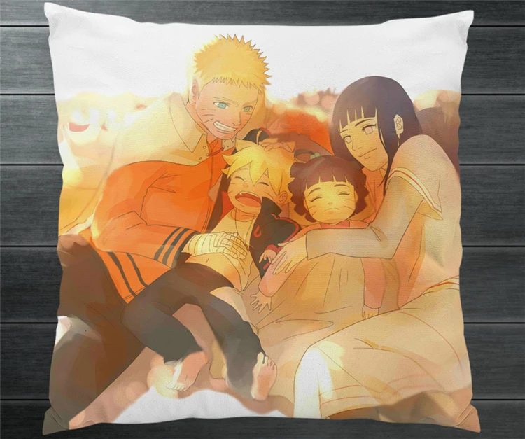 Чехол с изображением героев аниме BARUTO Uzumaki Boruto Hyuga Hinata двухсторонняя подушка