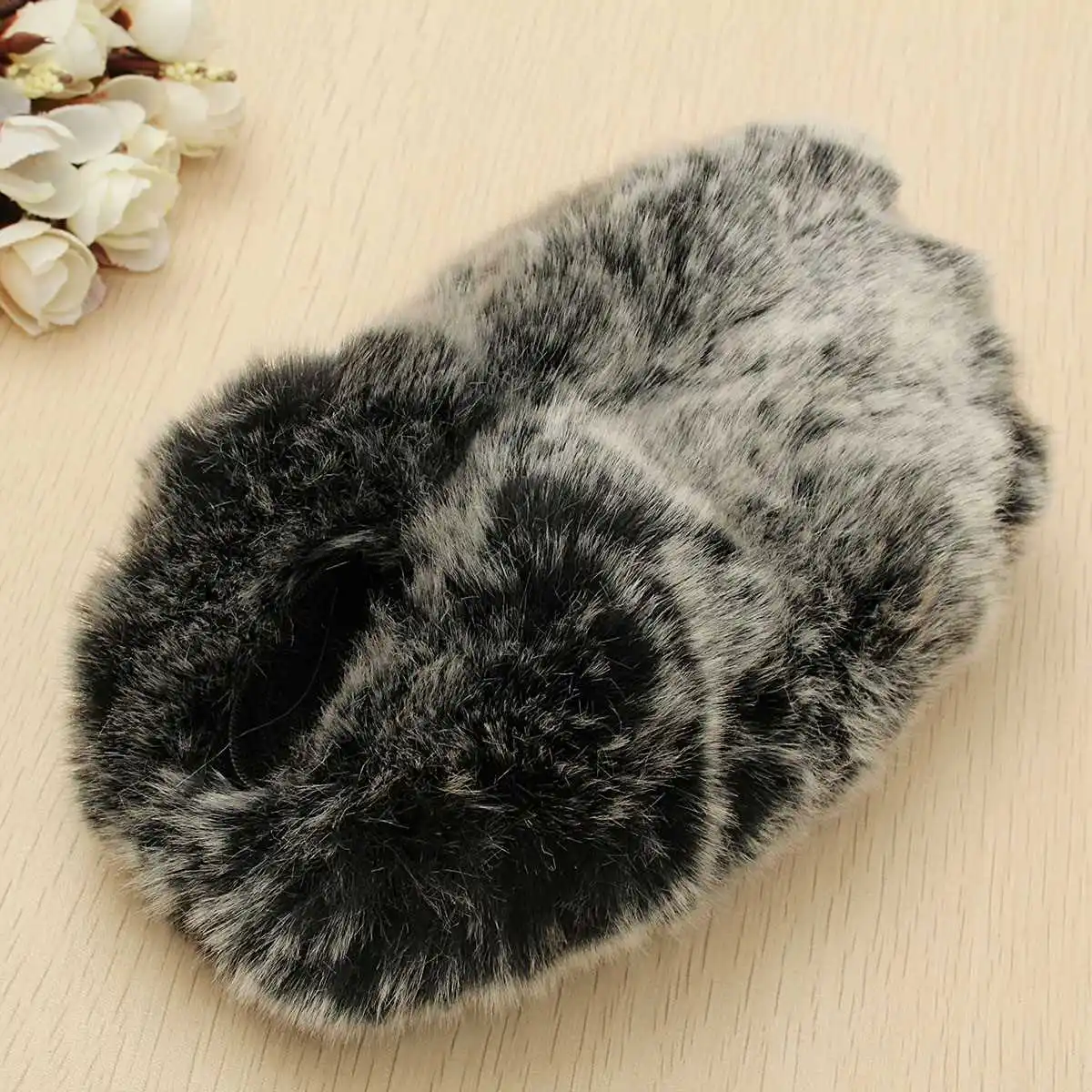 Новый микрофон из искусственного меха 16 см х 8 ветрозащитная Крышка для ветрового