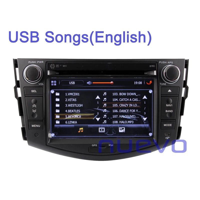 Автомобиль Штатная Спутниковой навигации Dvd-плеер для Toyota RAV4 2006-2012 с Gps-навигация