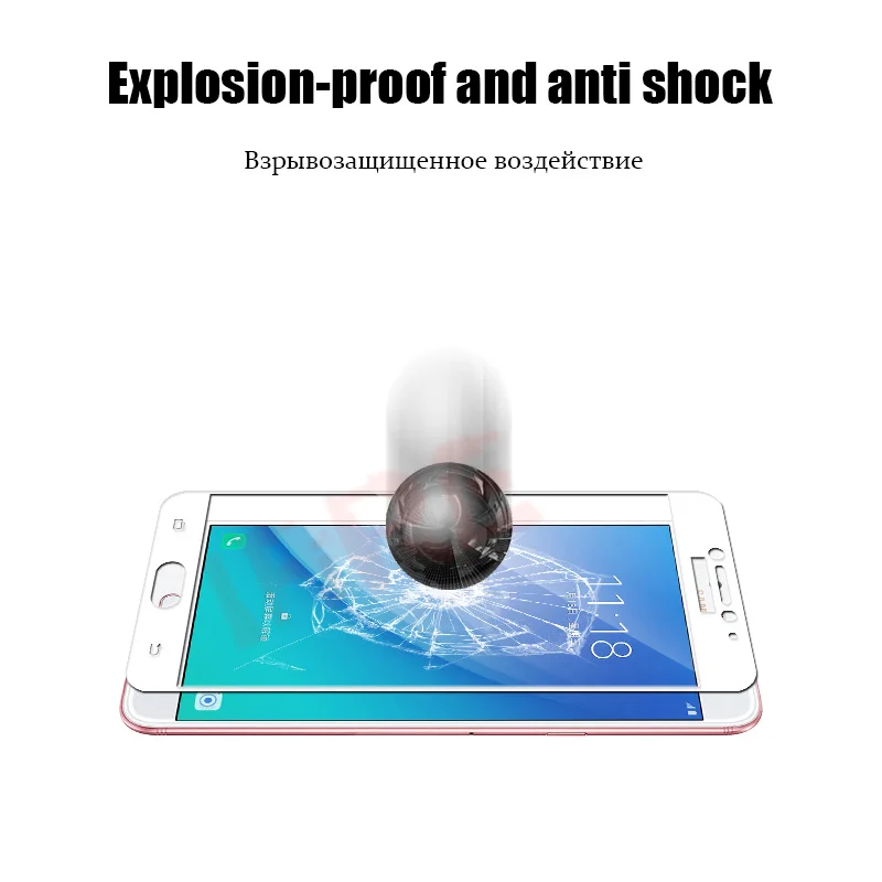 Полное покрытие закаленное стекло для Samsung Galaxy A3 A5 A7 2017 2016 A8 Plus 2018 Защита экрана J3 J5