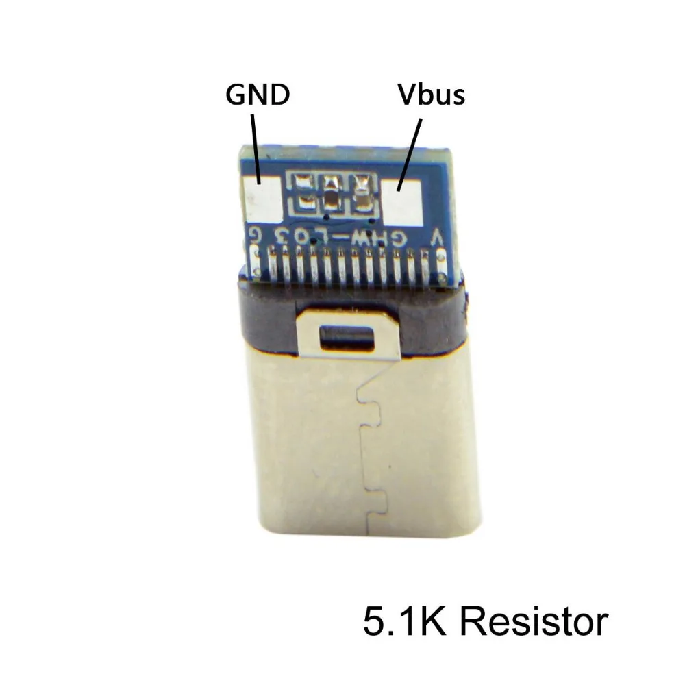 5 комплектов чёрный белый для самостоятельной сборки 24 контакта USB 3 1 Тип C