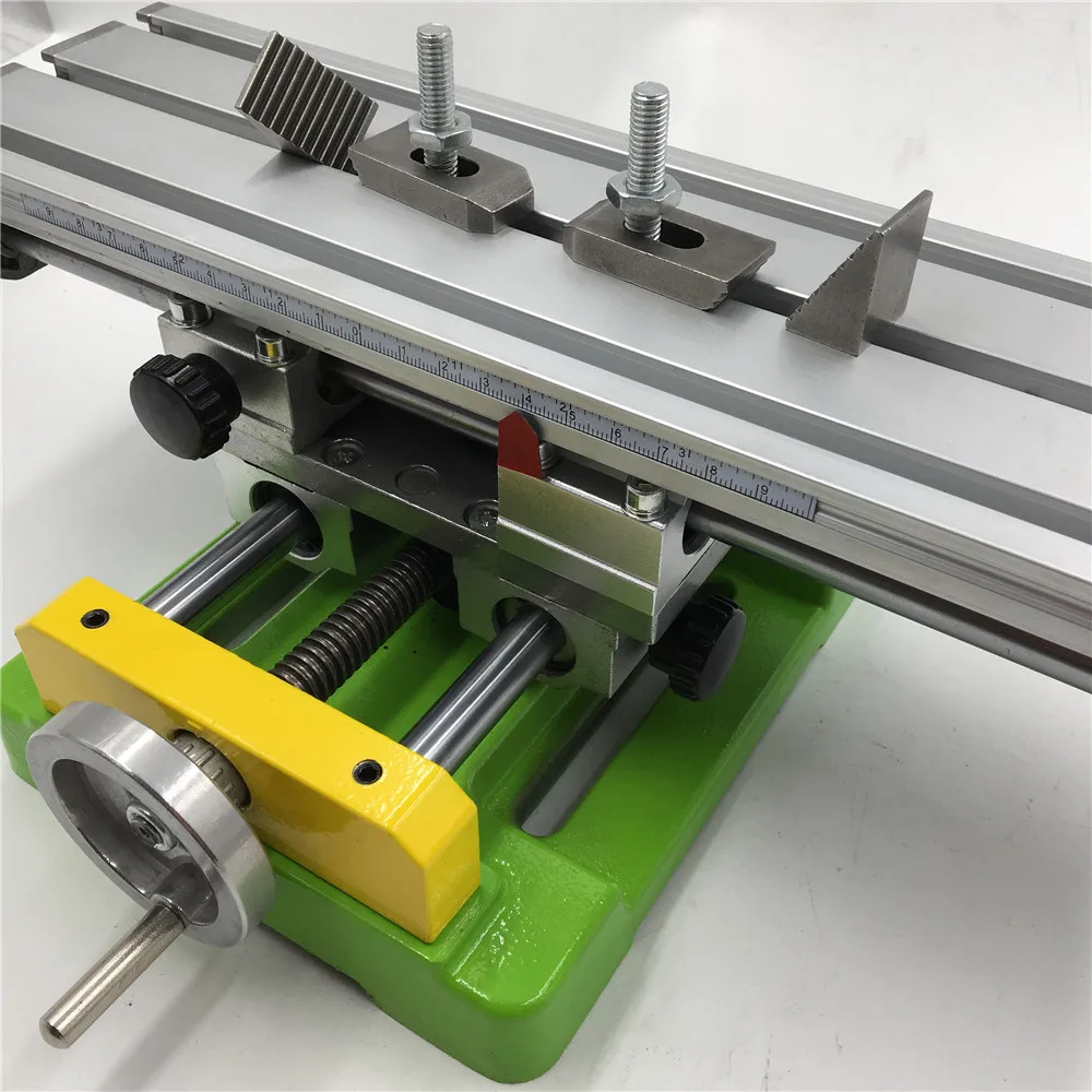 Профессиональный DIY Мини рабочий стол крест горка Многофункциональный фрезерный