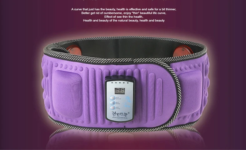 Free shipping new liposuction machine massage relaxation Slimming belt fat burning thin waist belly equipment control vibration