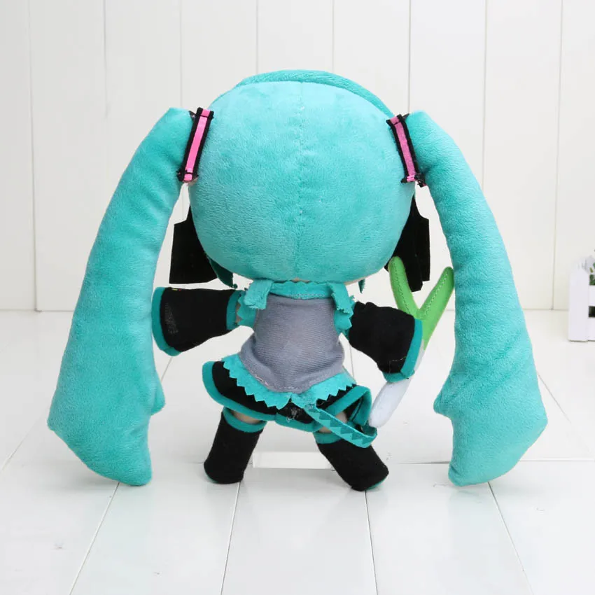 24 см VOCALOID Hatsune Miku улыбающаяся аниме плюшевая игрушка кукла мягкие игрушки