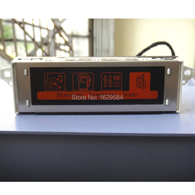 Заводская Модель 12 pin красный экран Поддержка USB и Bluetooth дисплей, монитор для peugeot 307 407 408 citroen C4 C5