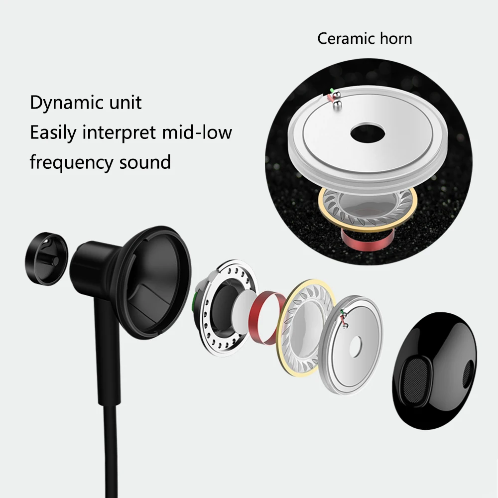 Оригинальные наушники Xiaomi Half In Ear USB Type C с проводным управлением Hi Res Mijia аудио