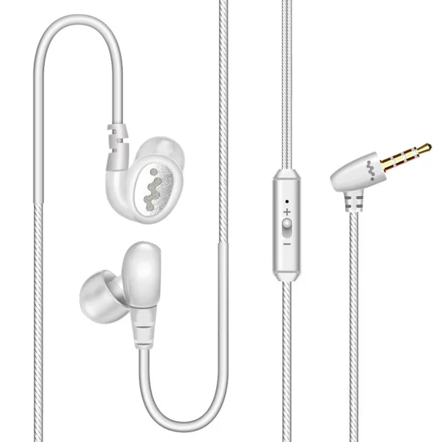White HONGBIAO SM D5 спортивные наушники-вкладыши 3,5 мм Jack Bass наушники тяжелый бас с микрофоном для apple iPhone 6 6S 5 5S Xiaomi sony - Цвет: White