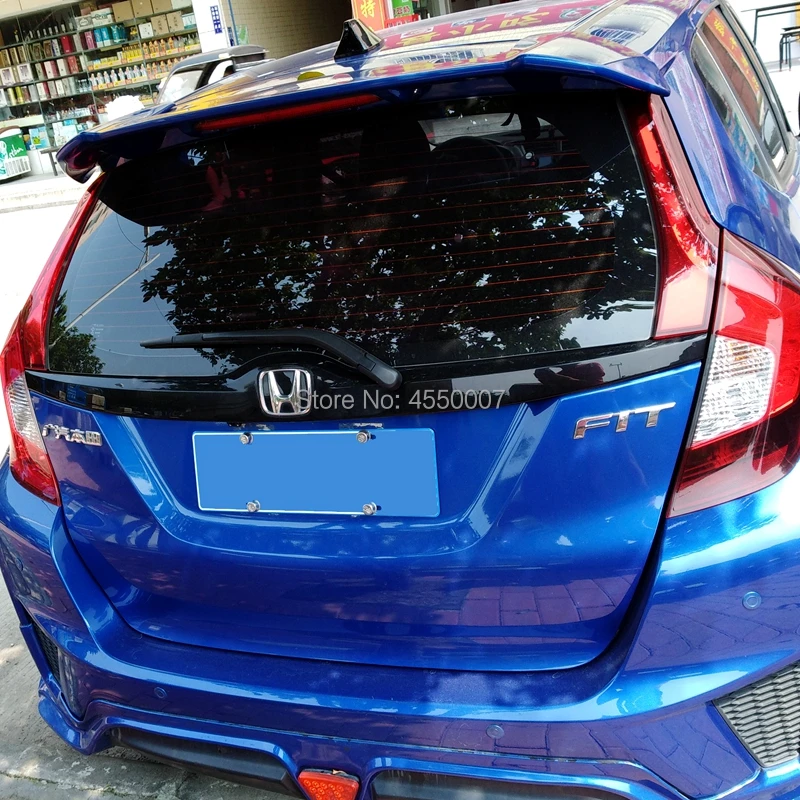 Для honda fit Спойлер ABS Материал заднее крыло автомобиля Высокое качество для honda jazz