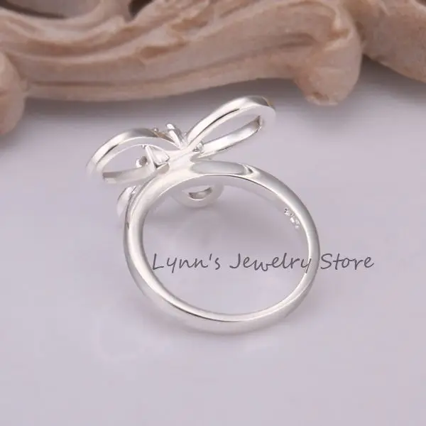 Hot Sell!Wholesale Sterling 925 silver ring fashion Inlaid Stone Butterfly Rings R217 | Украшения и аксессуары