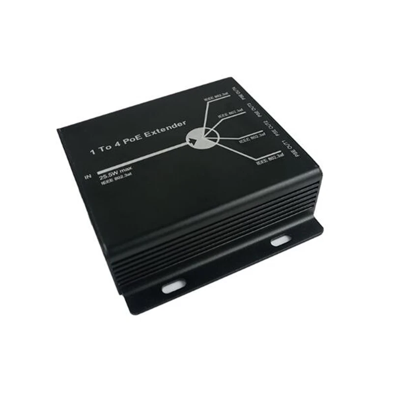 Мини-удлинитель POE 4 порта 10/100 м 25 5 Вт 120 сетевые устройства IEEE802.3af система