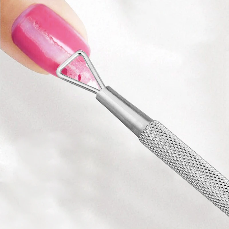 1 шт. УФ Гель лак средство для удаления кутикулы толкатель из нержавеющей стали
