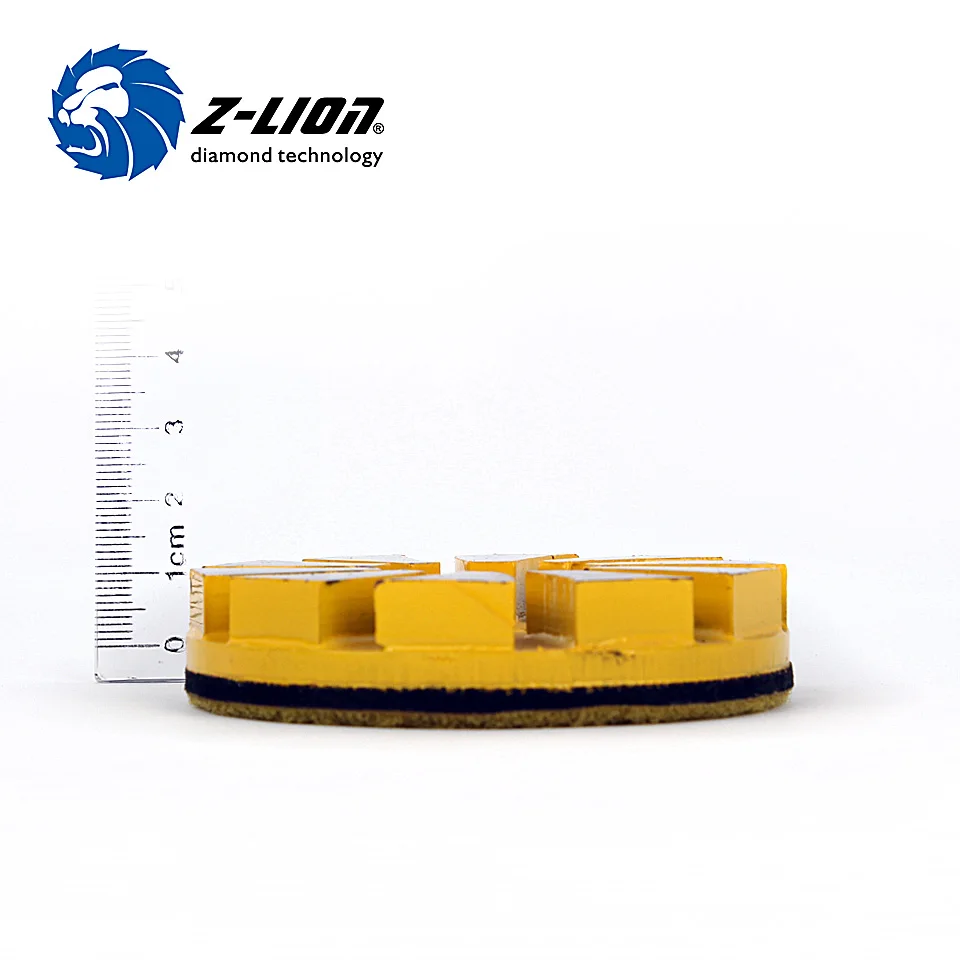 Z-LION 80mm Concrete Polishing Disc Metal bond Diamond Pad Grinding Wet Use For Floor Polish Renovation | Инструменты