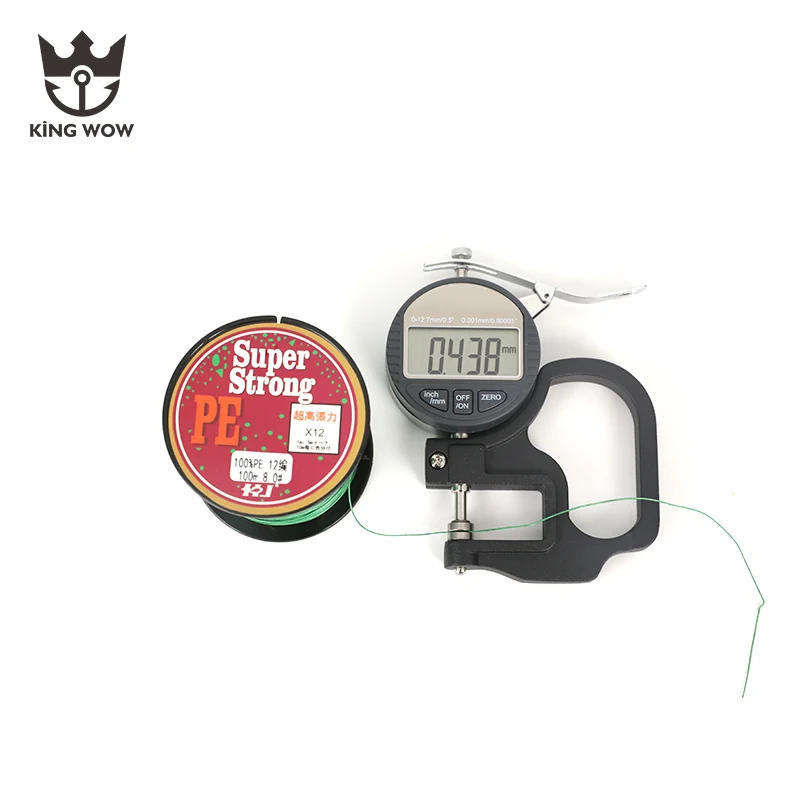 Kingwow 12 прядей плетеные 100 м леска супер крепкая ПЭ 15LB-100LB зеленый цвет 1,0#-12# Морская рыбалка