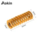 Запчасти для 3D-принтера Aokin, пружинная длина 20 мм, OD 8 мм, ID 4 мм, пружинная пружина для сжатия Creality CR-10 10S S4 ender 3