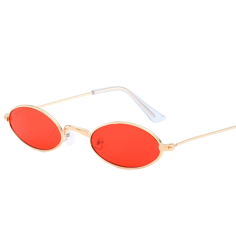 Фото Солнцезащитные очки унисекс небольшие круглые овальные с прозрачными линзами