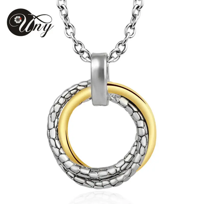 Uny ювелирные изделия Весна Новый Дизайн родий 2 тона покрытием под старину Модные