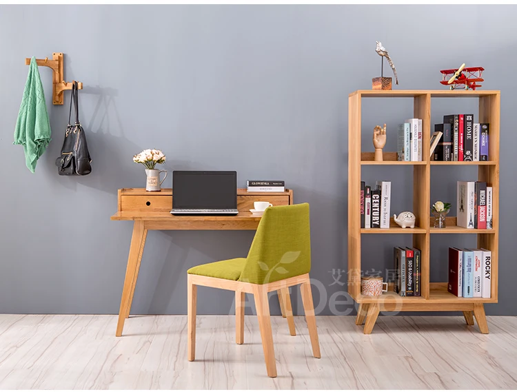 Дуб Творческий Стены Крюк вешалка Поворотный древесины Прочной нержавеющей