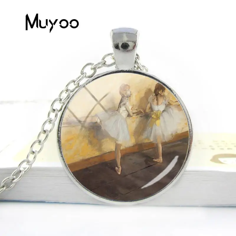 2018 новый дизайн ожерелья Эдгара дегаса балерины винтажный танцор художественный