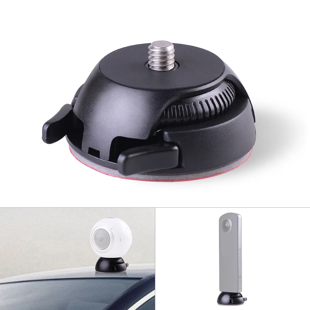 

Quick Release Mount Holder with Buckle+Flat Curved Base Adhesive Tape for Samsung Gear 360 Camera for Ricoh Theta S/SC/M15
