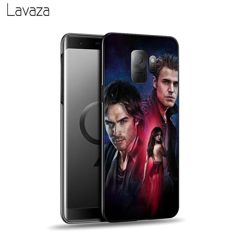 Мягкий чехол Lavaza Дневники вампира для Galaxy A3 A5 2016 2017 A6 plus A7 A8 A9 J6 2018 A10 30 40 50 70 |