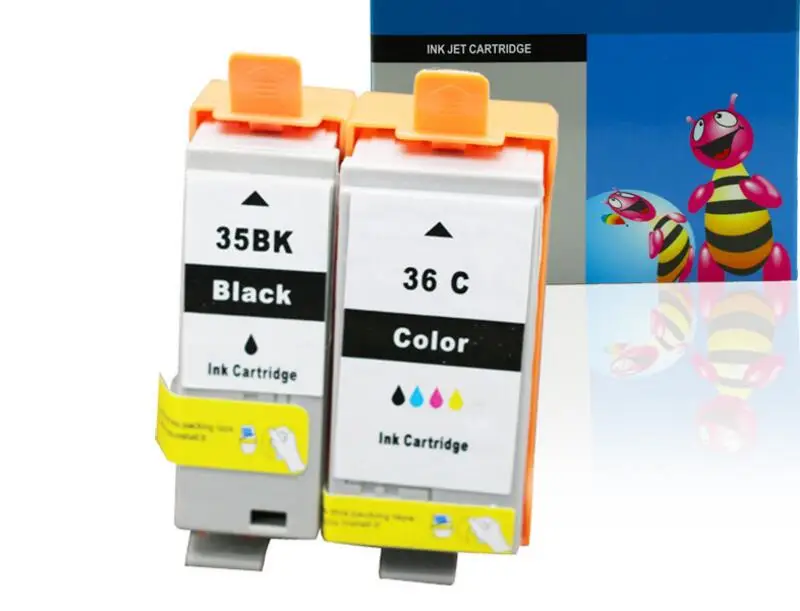 2 шт./компл. для CANON PGI 35BK CLI 36C черный цветной чернильный картридж IP100 Совместимый