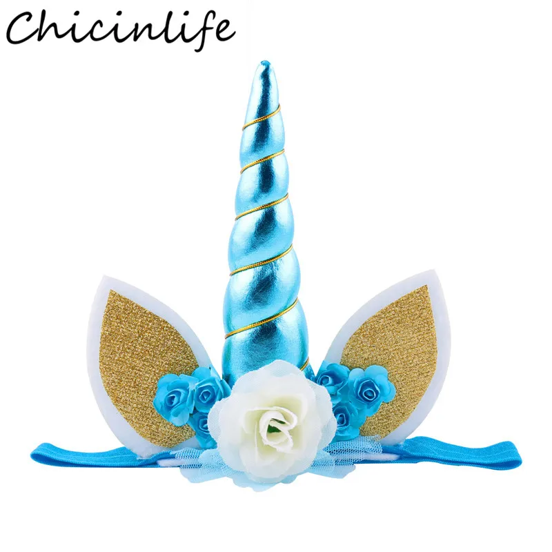 Chicinlife 1 шт. повязка на голову с рогом единорога аксессуары для волос день рождения