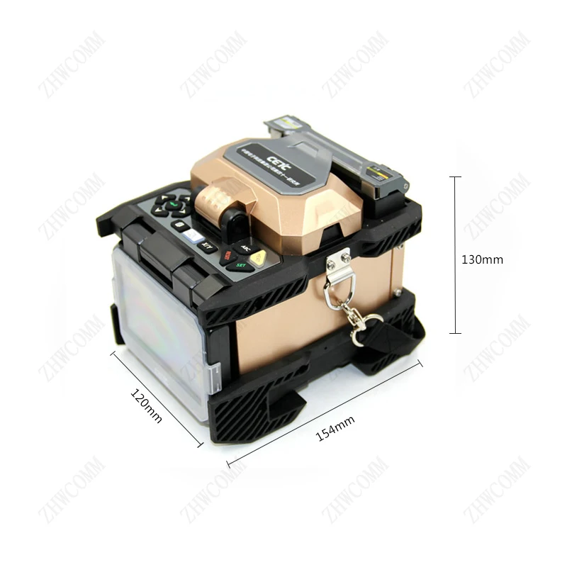 Аппарат ZHWCOMM AV6481A для оптоволоконной сварки аппарат FTTH с меню на английском языке