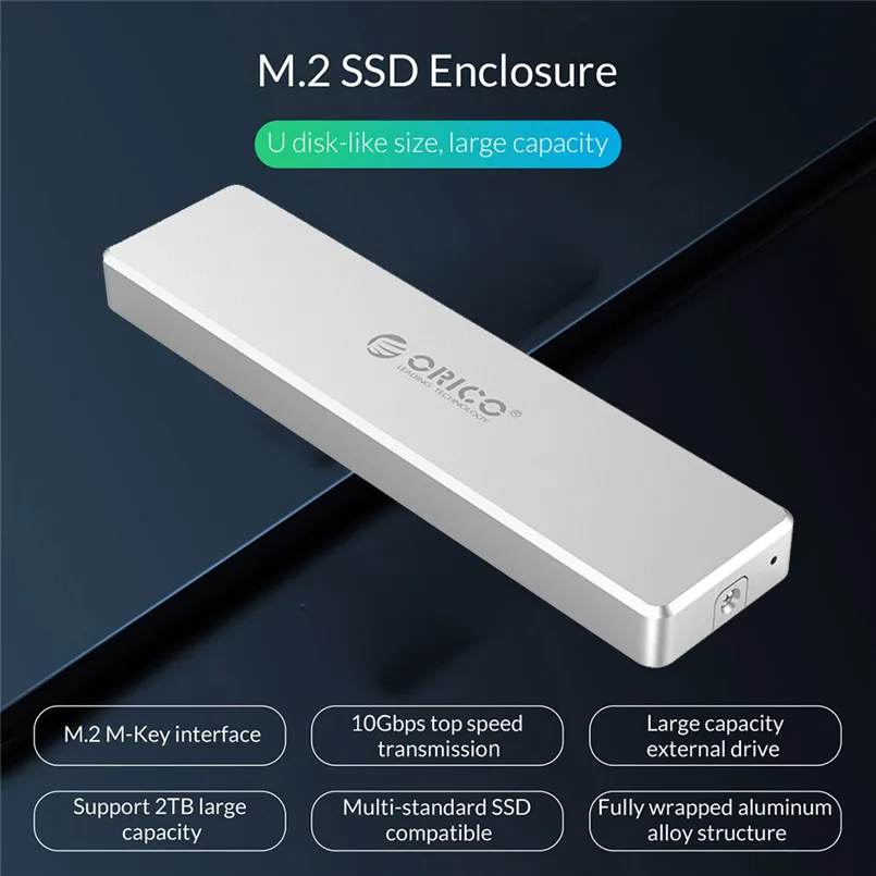 USB 3 1 для M.2 NVME SSD корпус портативный алюминиевый тип C Gen2 10 Гбит/с Чехол 40JUN27 |