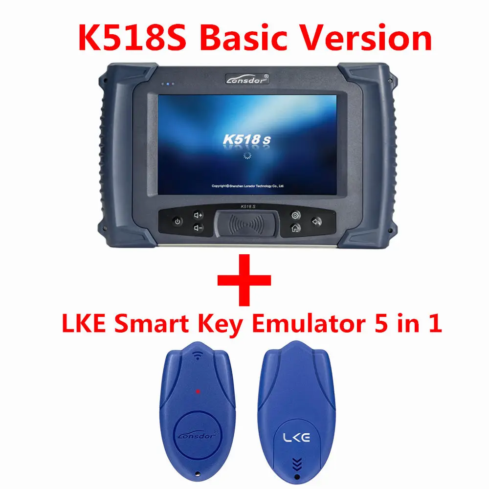 basic blue LONSDOR K518S Ключ Программист Полный набор K518 нет необходимости Жетоны бесплатно Opdate онлайн одометр Регулировка крышки SKP1000 Lonsdor K518S - Цвет: basic blue