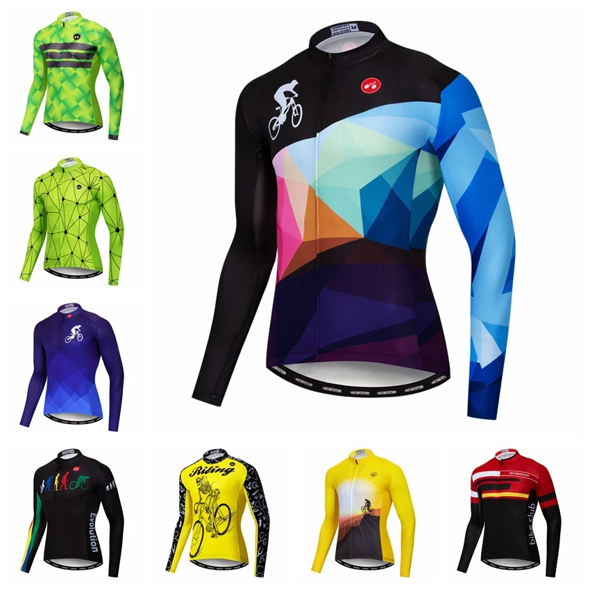 

Weimostar Cycling Jersey Long Sleeve Men Autumn 2022 Pro Team Cycling Clothing Camisa Ciclismo Mountain Bike Jersey Bicycle Wear