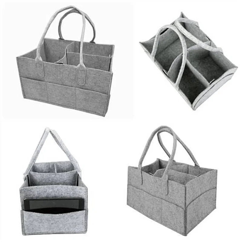 Детский органайзер для подгузников сумка смены ручная работа с фетром C007|Сумки