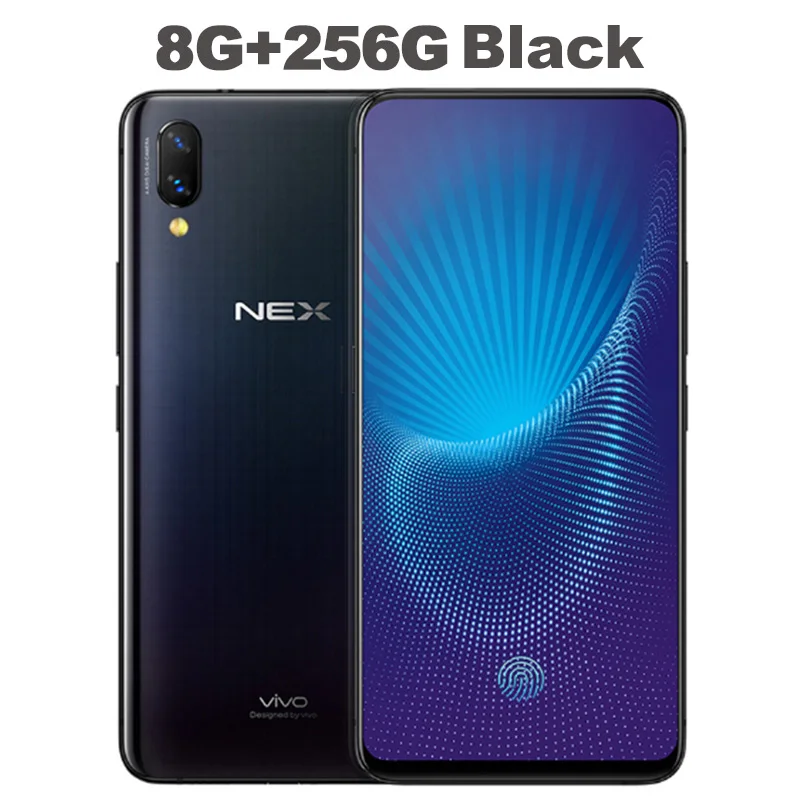 8G 256G Black Vivo authorized Vivo Nex S мобильный телефон Snapdragon 710/845 Восьмиядерный 8+ 128G 6,5" OLED отпечаток пальца под экраном авто-повышенный - Цвет: 8G 256G Black