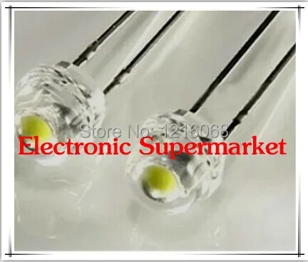 Бесплатная доставка Новый 500 шт./лот Соломенная шляпка LED падение 5 мм Ультра Bright