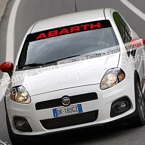 Для Fiat Abarth Punto 500 Panda Bravo Type A наклейка на ветровое стекло Sticker PVC|decal sticker|windshield