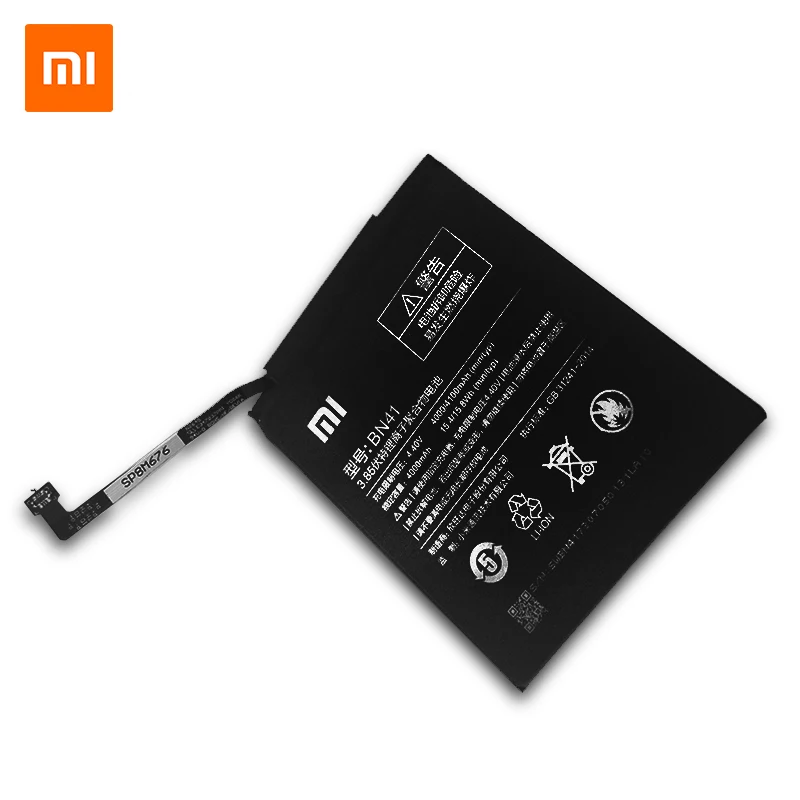Xiao Mi Оригинальные аккумуляторы для мобильных телефонов BN41 Xiaomi Redmi Note 4 Hongmi Note4