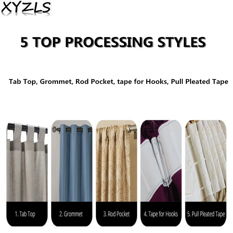 XYZLS чистые свежие тюлевые занавески с облаками тканевые жалюзи затемняющие шторы
