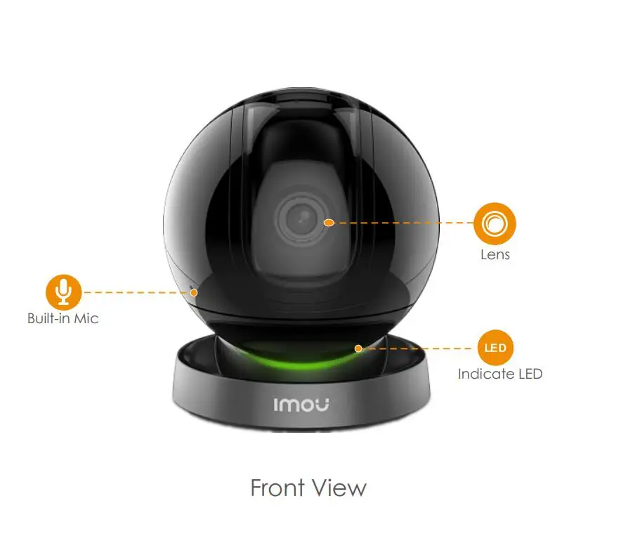 Dahua Imou беспроводная Wifi камера Ranger Pro 1080P H.265 Wi Fi панорамирования и наклона