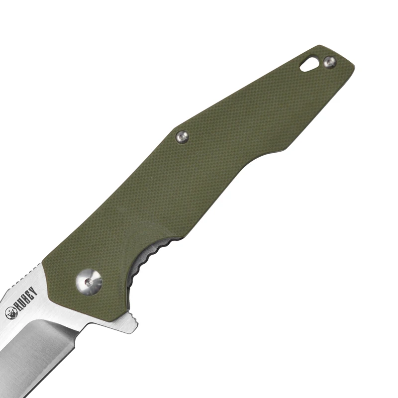 Складной тактический нож KUBEY KU161 G10 с ручкой и шариковым подшипником D2 для охоты, кемпинга, выживания, повседневного использования, карманный инструмент, нож