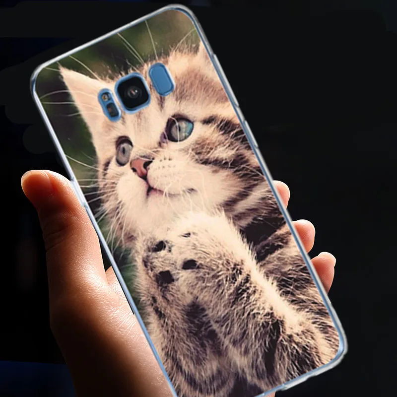 MPCQC Cute Soft Cover Silicone Case for Samsung Galaxy Note 8 9 S8 S9 J3 J5 J7 A3 A5 A7 2017 Painted popular case |