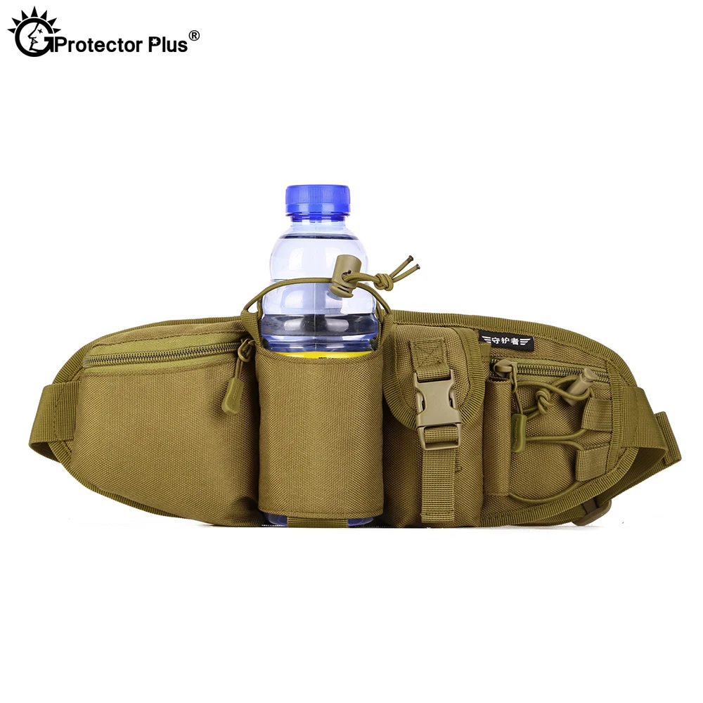 

PROTECTOR PLUS Tactical Sports Portable Bag Men Travel Waist Packs Waterproof Military Camo Outdoor Riding Climbing Passport bag