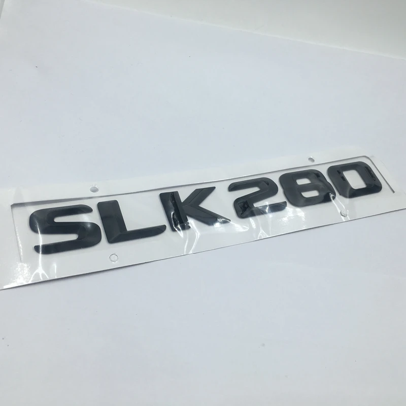 Черная задняя Эмблема для багажника хромированные буквы SLK 200 280 Mercedes R170 R171 R172 SLK200