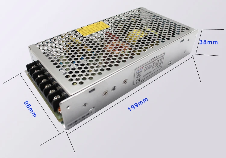 Дешевые Экономичные 150 Вт Мощность LEYU NES-150 серии Switching импульсный источник питания